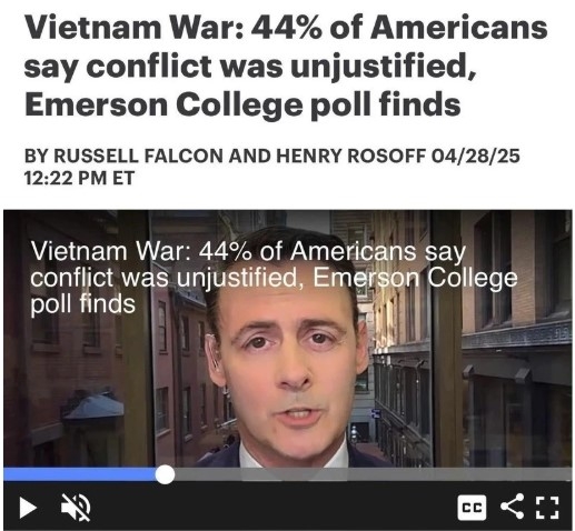 Vietnam War – most unjustified conflict of 20th century: US college poll